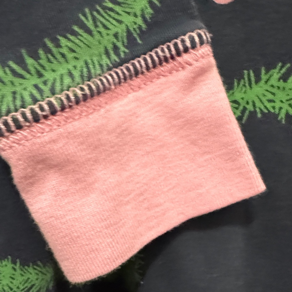 The Beaufort Bonnet Company Navy and Pink Kids Pajama Top - Picture 7 of 9